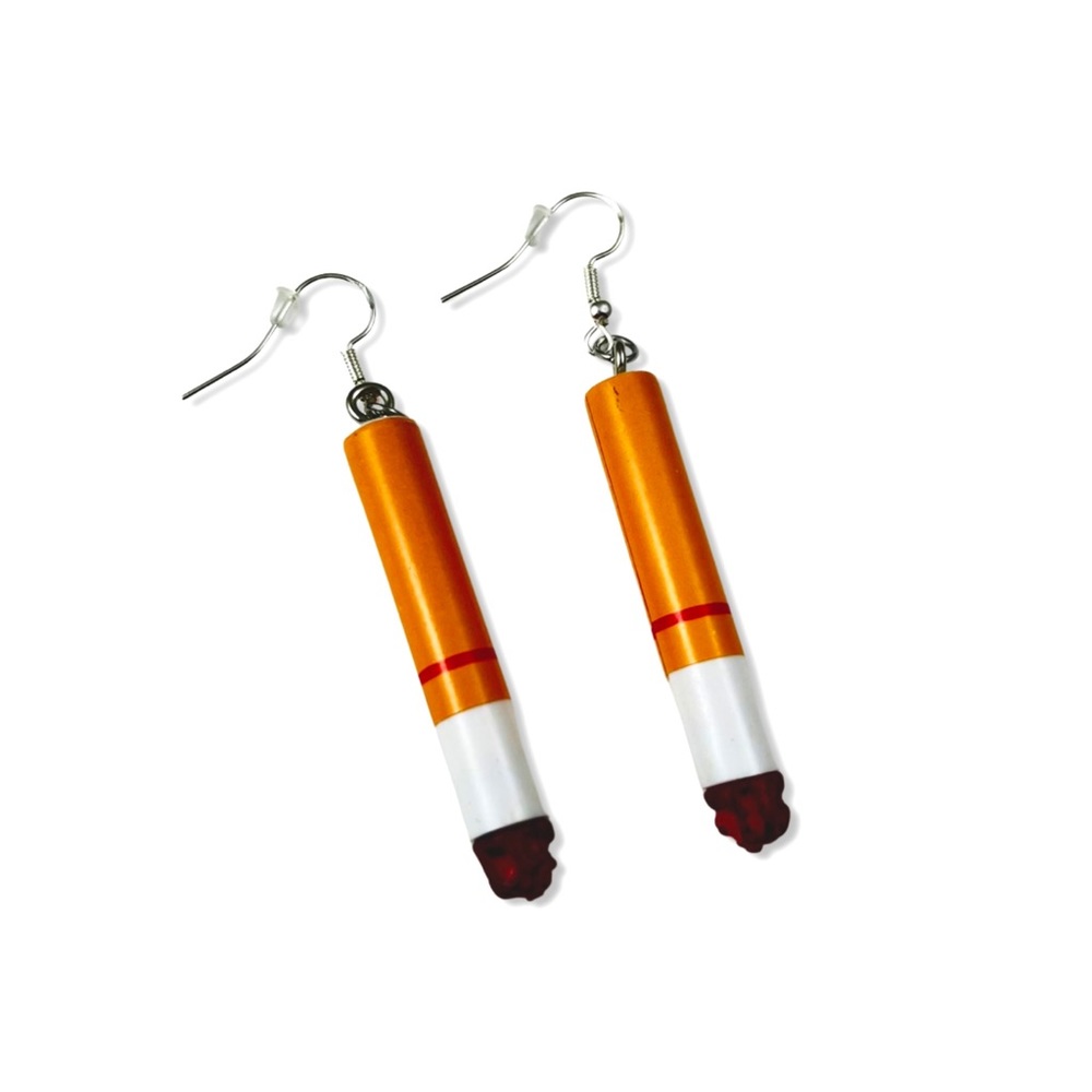 Cigarette Earrings